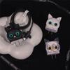 Cute Cat Cable Protector Cord Wire Cartoon Cat Protection Charger Protector Cover Soft Siliconer Charging Cable Charging Case Set for Phone Charger