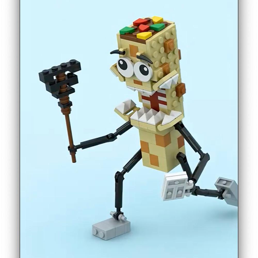 Steal A Brainrot Blocks Итальянский Brainrot Велосипед Chicletera Велосипед 67 Блоков Brainrot Sammy Brainrots Jandel Конструктор