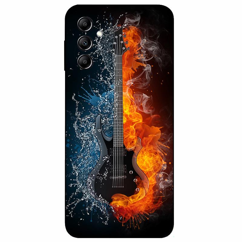 Для Samsung A14 4G A 14 M14 5G Чехол Расписной ТПУ Мягкий Силикон Черный Funda для Samsung Galaxy A14 A145F Бампер GalaxyA14 M 14 Сумка