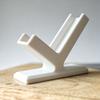 1PC Industrial Style Creative Business Card Storage Rack, Desktop Card Display Seat, Simple Design Office Organizer