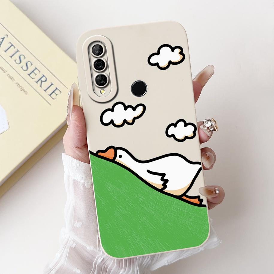 Чехол для Huawei P30 Lite MAR-LX1A Чехол Милый Мультяшный Защита Камеры Мягкий Чехол для Телефона Для Huawei P30Lite Nova 4e Honor 20S Capa