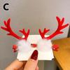 20 Pairs Hair Ball Christmas Antler Deer Ear Hairpins Hair Clip Hair Accessories Christmas Headbands Christmas Gift For Kids