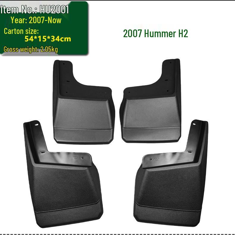 Hummer Fender Skin for 2007-2024 H2, H3, EV Pickup Truck Customization