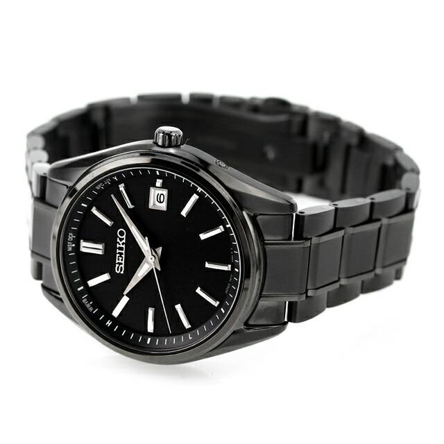 SEIKO Selection Премиум Солнечные часы Титановые SBTM343 Черные Сделано в Японии Радиоуправляемые