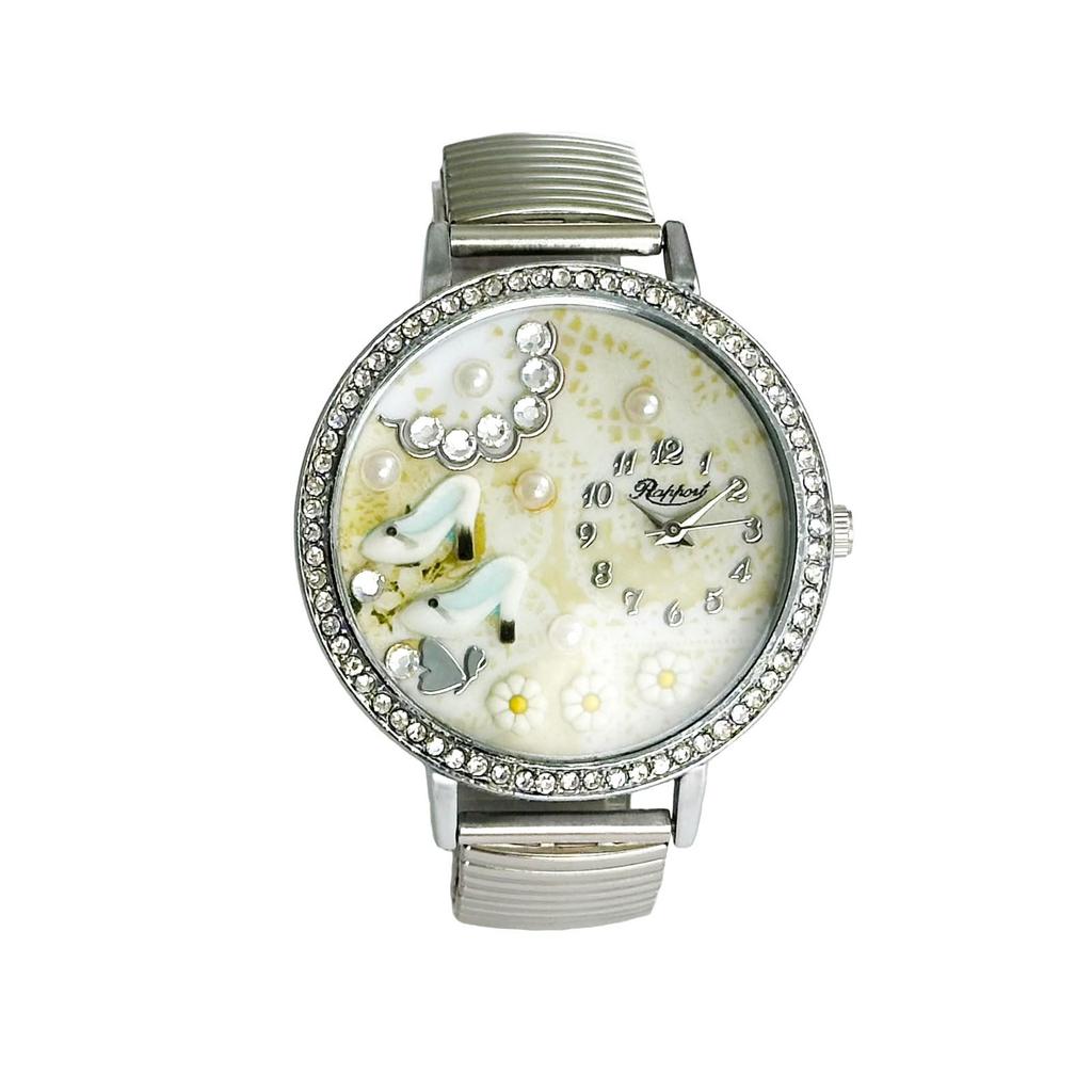 Wristwatch Rapport Fancy Bellows Watch 167001 Silver [Takeuchi Shoji] Women's
