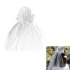 Bridal Veil Bride Cap Elaborate Tulle Lace Floral Short Bachelorette Party Hen Party Bride Veil Hen Party Head Scarf