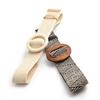 Summer Wide Bohemian Waistbelt Straw Belt Wooden Buckle Elastic
