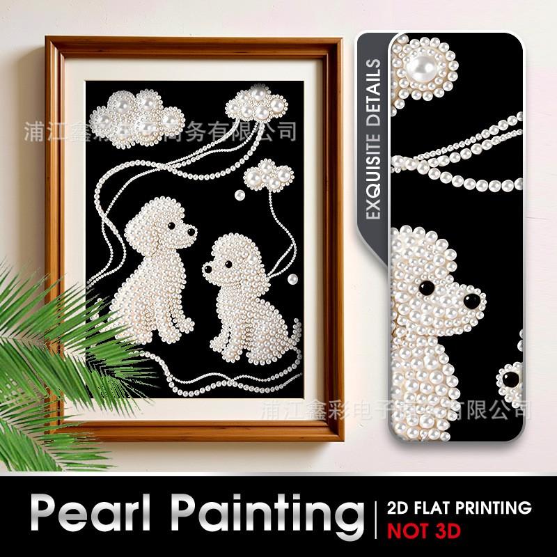 30x40CM Pearl Painting DIY Kit Modern Unframed Wall Art Home Decor