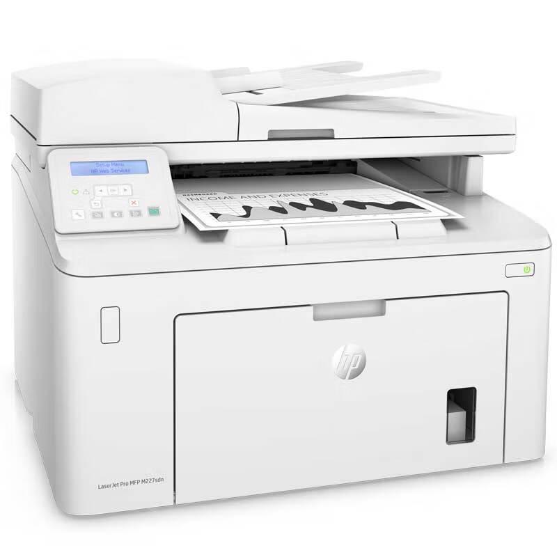 HP LaserJet Pro MFP M227sdn Monochrome All-in-One Printer CN plug (adapter included)
