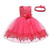 Baby Girl Princess Dress With Pearls And Lace For Spring Summer Autumn Winter