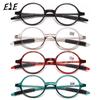 Ретро круглые очки для чтения женские мужские модные с прозрачными линзами очки для пресбиопии ультралегкие увеличительные очки gafas +1.0 +4.0