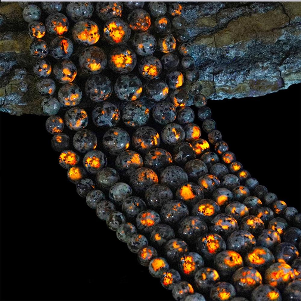 Бусины из натурального пламенного камня Йоперлит Содалит Каменные бусины 15" нить Свободные разделительные бусины 4/6/8/10/12 мм для изготовления ювелирных изделий DIY браслеты аксессуары