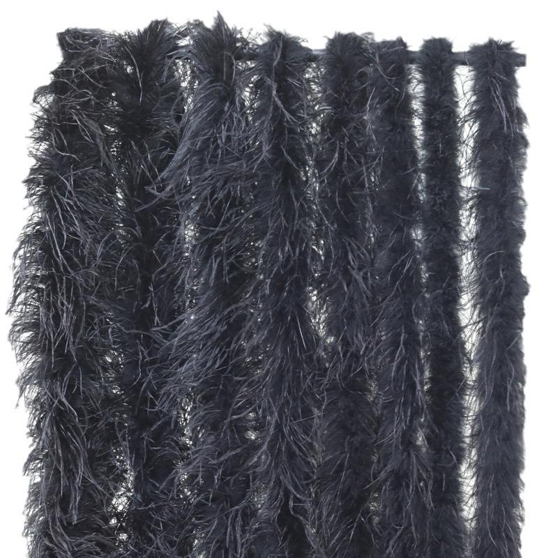 Multi-Layer Encryption Bold Ostrich Feather Strip Ostrich Top Strip Dance Dress Fashion Diy Handmade Clothing Accessories