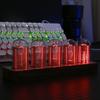 Часы ClocTeck Nixie Tube Clock Sync, 16 миллионов цветов, ретро-современные деревянные цифровые часы, Wi-Fi и возможность настройки