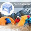 Folding Step Stool High Stability Good Load-bearing Heavy-Duty Beach Picnic Chair Travel Use Collapsible Stool Camping Supplies
