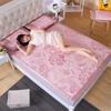 Summer Ice Silk Cold Mat Three Piece Set Folding Mat Thickened Air Conditioning Mat 1.8m Bed Student Dormitory Soft Mat 1.5m