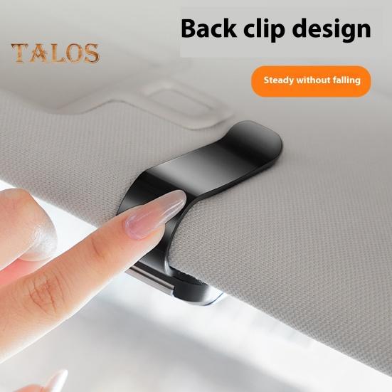 Универсальный держатель для солнцезащитных очков на козырек автомобиля, держатель для солнцезащитных очков одной рукой с ручкой, безопасный держатель для солнцезащитных очков, многофункциональный автомобильный органайзер для карточек и солнцезащитных очков