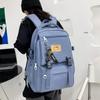 Модный нейлоновый рюкзак в корейском стиле для студентов колледжа 2023: Вместительная повседневная дорожная сумка для мужчин и женщин.