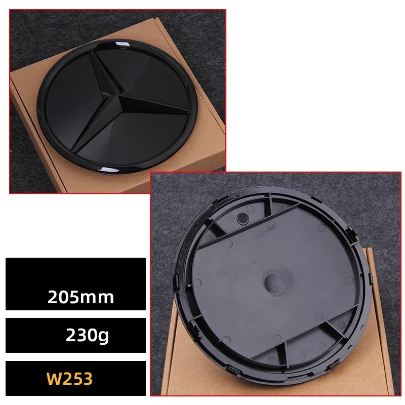 1pcs Car Front Grille Emblem Star Badge  Logo Mirror For Mercedes Benz W205 W204 W253 W213 W206 W166 gle glc