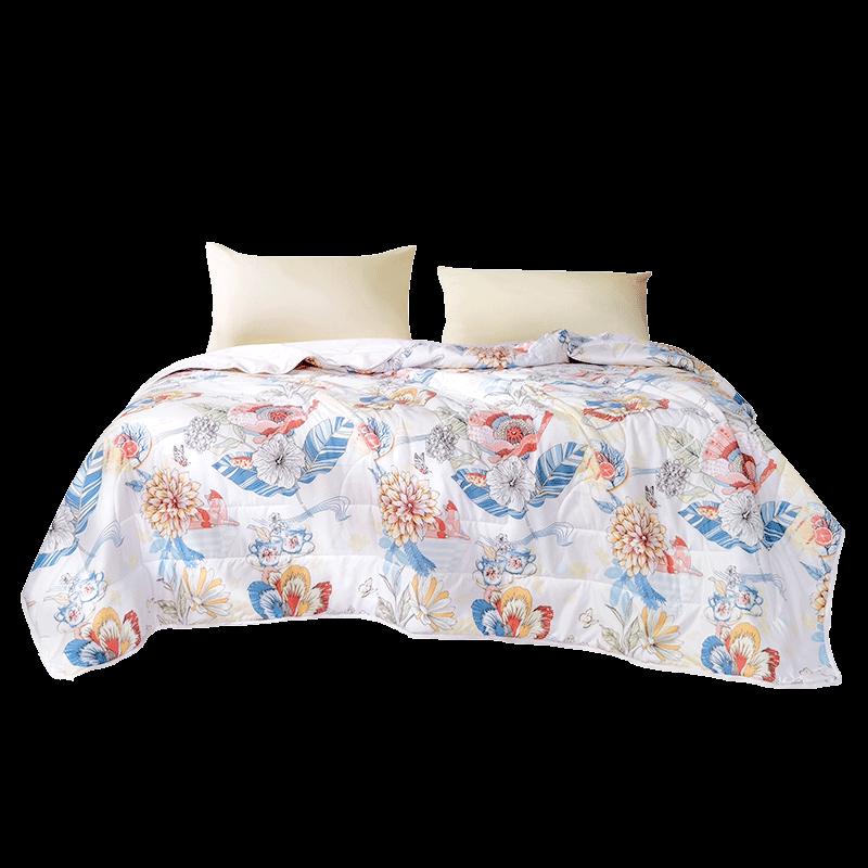 Fuanna Antibacterial Summer Quilt and Ice Silk Mat Set
