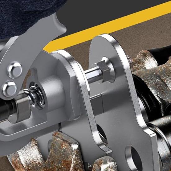 Инструмент для сжатия тормозного суппорта с ручкой для сжатия, высокая прочность, компактный, портативный, универсальный