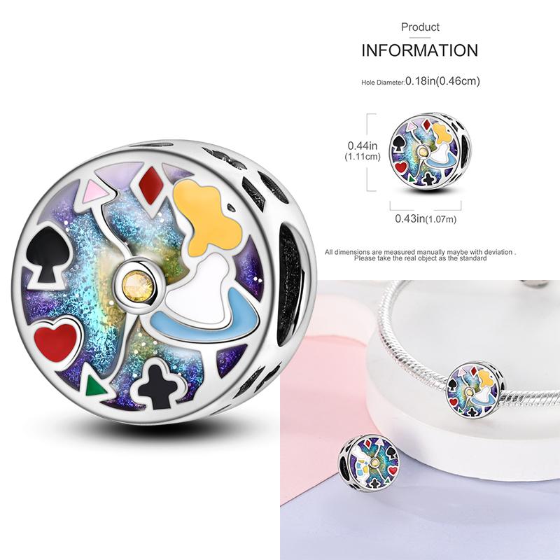 Copper Charms Clock Ocean Sea Turtle Mermaid Heart Shape Beads Fit Original Pan Pendant Bracelet Diy Woman Jewelry