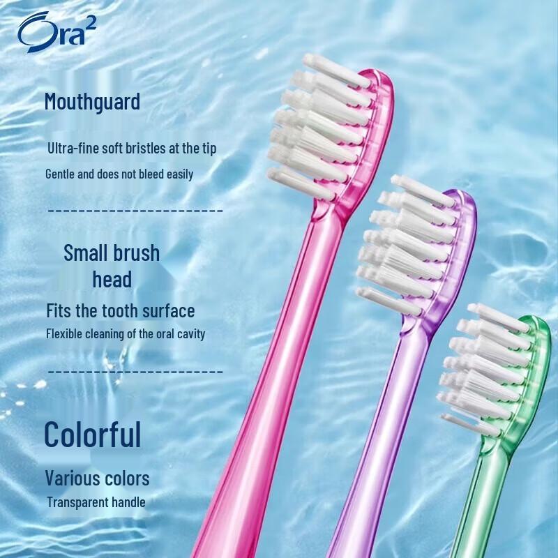 Ora2 Adult Gum Care Spiral Bristle Toothbrush