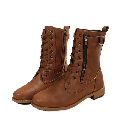 Модные женские новые зимние сапоги, модные теплые зимние сапоги Ankel, женские туфли на платформе и квадратном каблуке, женские, большие размеры 35-43, Zapatos De Mujer