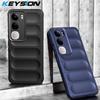 KEYSION Противоударный матовый чехол для VIVO V40 SE 80W V40 Lite, противоскользящий мягкий силиконовый чехол для задней панели телефона VIVO Y200 5G Y19S