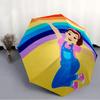 Ms Rachel Fashionable Automatic Opening/Closing Folding Umbrella. Portable and Foldable, Ideal for Gift, Travel, and Daily Use.