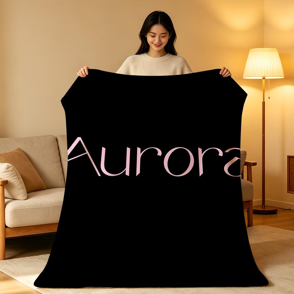 Музыка A-Aurora Плед Высокой Плотности Короткий Плюш Мягкий Для Кожи для Дивана Дремоты Кондиционируемой Комнаты