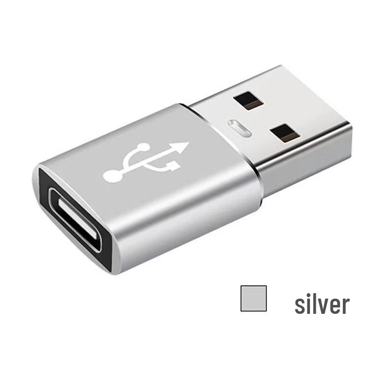 Адаптер USB на Type-C и кабель для передачи данных с быстрой зарядкой для наушников и автомобильных зарядных устройств