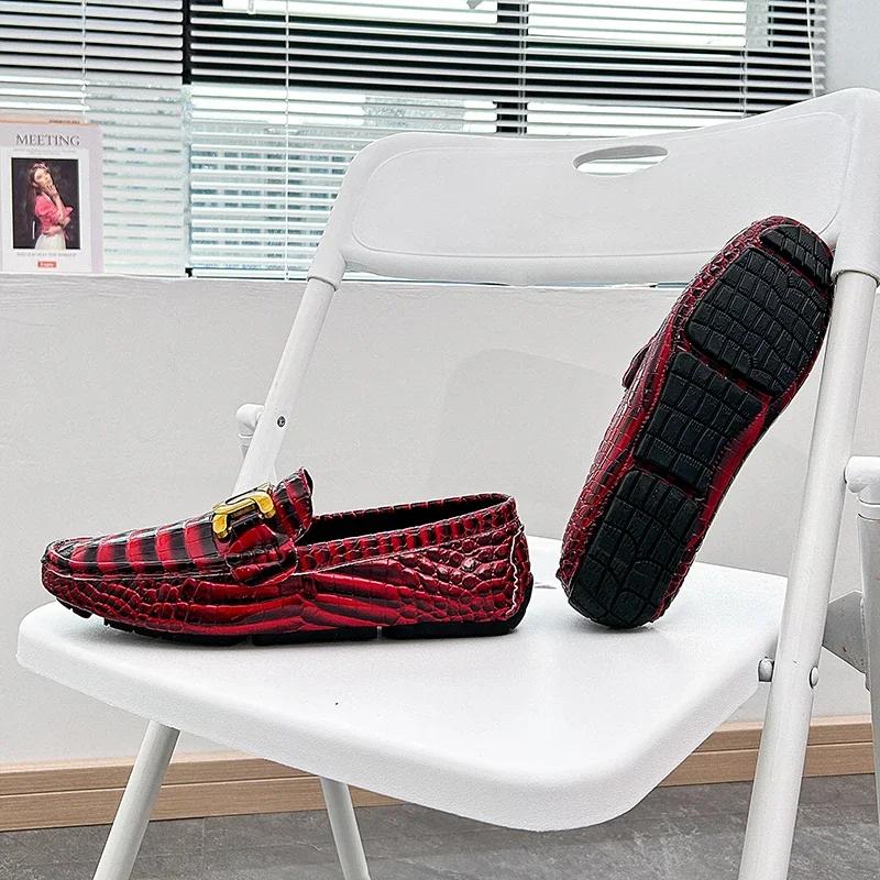 New Loafers Shoes Men Loafers Shoes 2024 Summer Fashion Shoes Men High Quality PU Leather Man Classic Comfy Casual Men Loafers