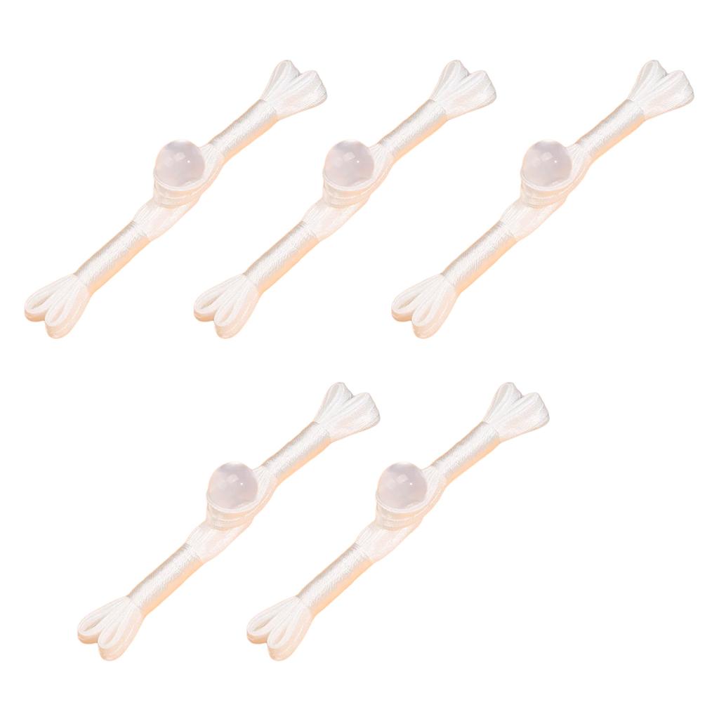 5PCS Chinese Cheongsam Buttons Traditional Costume Ornament Closure Buttons for Sewing Sweater Cardigan Evening Gowns