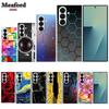 Phone Case For Samsung Galaxy Z Fold7Fold 7 Hard Plastic Flip Capa Coque Protective Clear Transparent Edge Shield Cover Casing