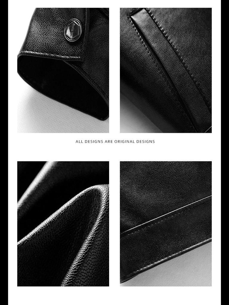 Мужская модная куртка из искусственной кожи с лацканами в мотоциклетном стиле — новый корейский стиль для весны и осени