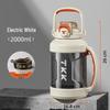 2000ml white double spout tritan