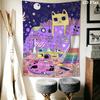 OMORI Theme Pattern Home Decor Tapestry, Wall Hanging, Decorative RV Wall Cloth.XGT0914175