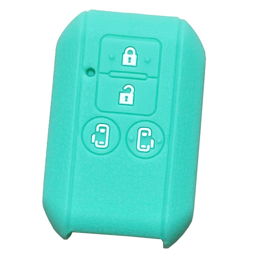 IKT Smart Key Silicone Cover for Suzuki/Mazda Cars, 4 Buttons, Emerald Green, New Spacia,