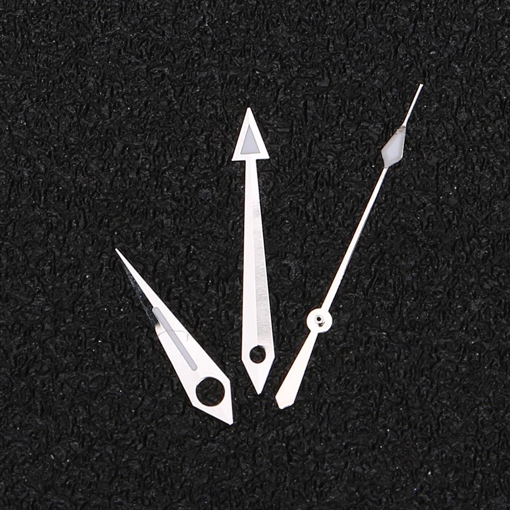 Men Watch Hour Minute Second Hands Watch Needles Fit for ETA2824 Movement Silver