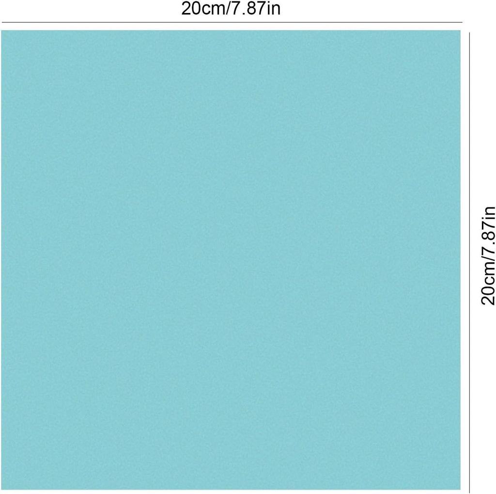 100pcs Square Origami Paper Solid Color Double Sides Folding Paper Multicolor Kids Handmade DIY Scrapbooking Craft Decor 20x20cm