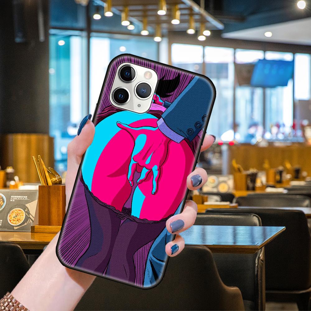 Чехол для телефона Apple IPhone 13 12 11 Mini Pro MAX SE X XS XR 8 7 6 S Plus, черная задняя крышка, 3D-бампер, трендовая задница, сексуальная красота
