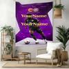 Bayern Munich Custom Your Name Wall Decor Tapestry Art For Pet Memorial Birthdaywedding Party Backdrop Family Gift
