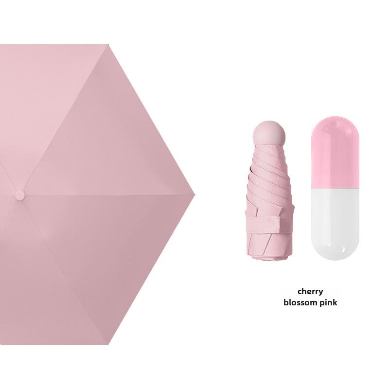 Компактный женский зонт с золотым тиснением: Защита от ультрафиолета, портативный складной, для солнца и дождя