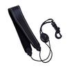 Adjustable Saxophone Sax Leather Nylon Padded Neck Strap with Hook Clasp
