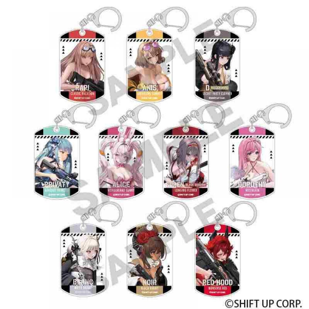 Goddess Of Victory Nikke Goddess Of Victory Nikke Trading Acrylic Keychains 1box 10pcs