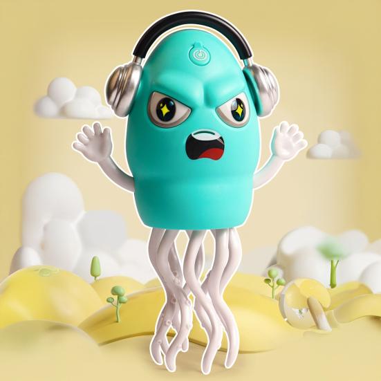 Yousheng Dancing Octopus Toy Smart Sensor 8-Leg Auto-Dance Pet Toy Crawling Obstacle Sensor Toy with Music Lights Cat Dog Decompression Toy for Pets