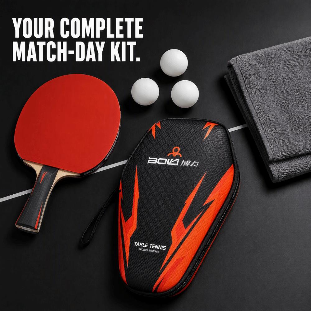 EVA Material Table Tennis Paddle Case Ping Pong Paddle Hard Case Indoor And Outdoor Sports