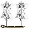 Camper Wheel Chock Stabilizer, X-shaped RV Stabilizer Wheel Chock, Fit for 1.5" To 10" Tire Space