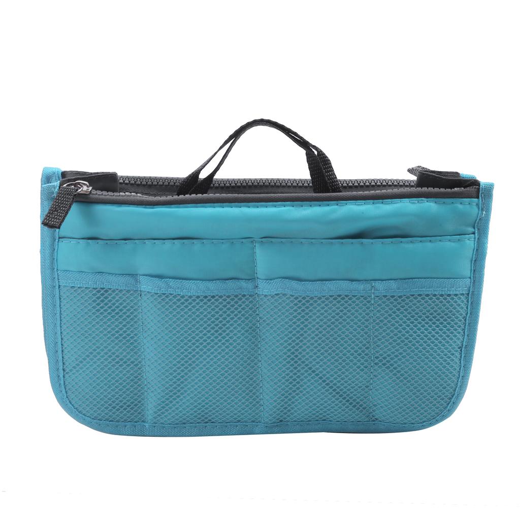 Косметичка-органайзер, вставная сумка, многофункциональная, женская, однотонная, косметичка, дорожные сумки, высокое качество, большая вместимость